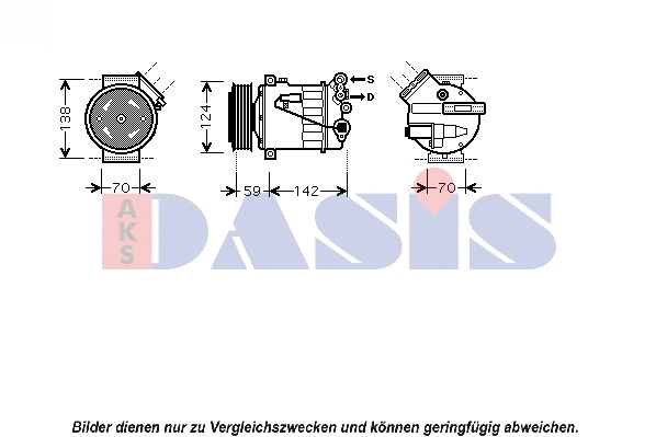 Compressor, air conditioning (850393N)