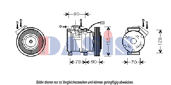 Compressor, air conditioning (851386N)