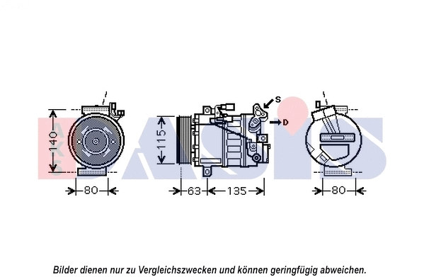 Compressor, air conditioning (852608N)