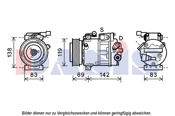 Compressor, air conditioning (852567N)