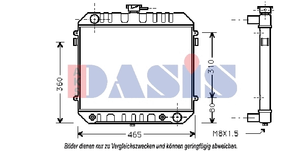 Radiator, engine cooling (150090N)