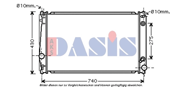 Radiator, engine cooling (210164N)