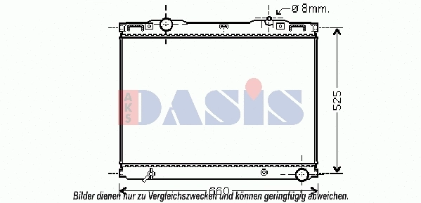 Radiator, engine cooling (510114N)