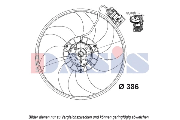 Fan, engine cooling (158112N)