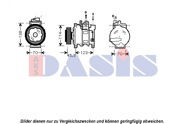 Compressor, air conditioning (851552N)