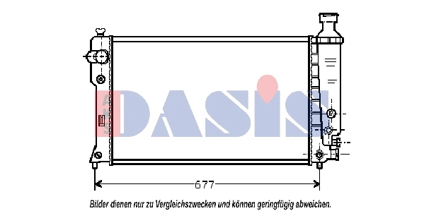 Radiator, engine cooling (160068N)