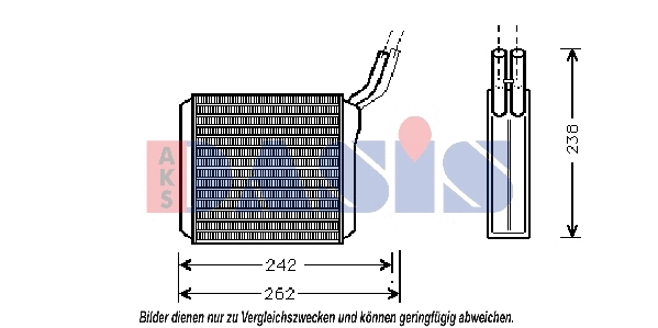 Heat Exchanger, interior heating (159210N)