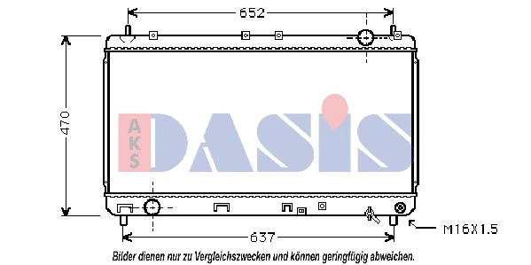 Radiator, engine cooling (213770N)