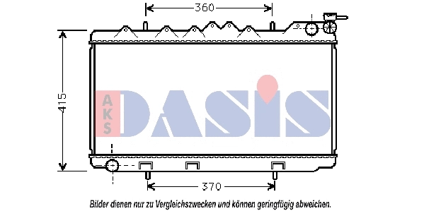 Radiator, engine cooling (070063N)