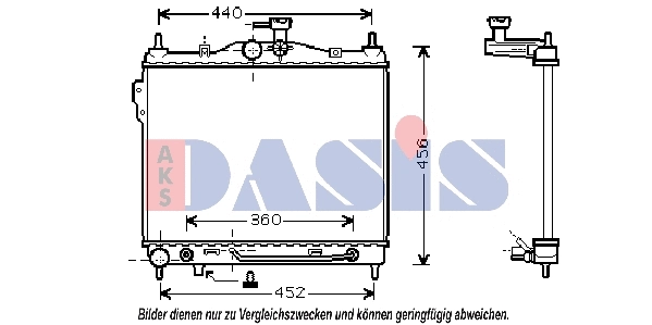 Radiator, engine cooling (510029N)