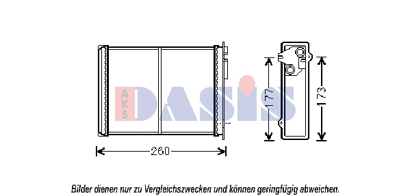 Heat Exchanger, interior heating (069004N)
