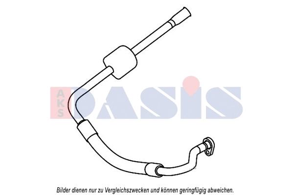 High-/Low Pressure Line, air conditioning (885904N)