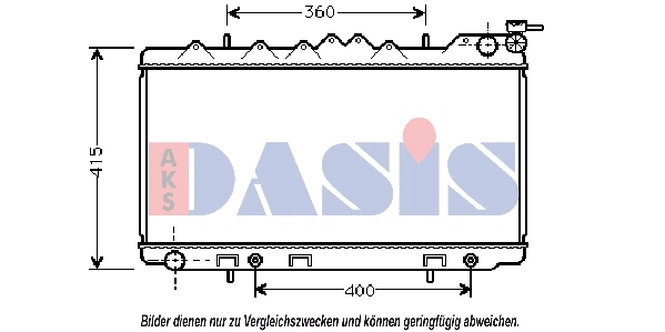 Radiator, engine cooling (070033N)