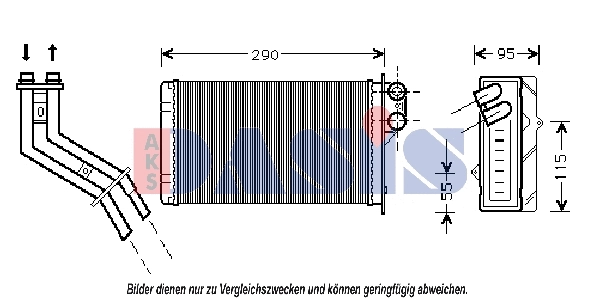 Heat Exchanger, interior heating (189240N)