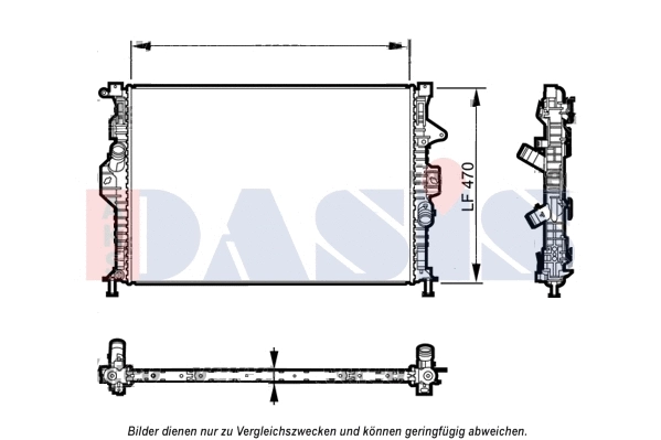 Radiator, engine cooling (090116N)