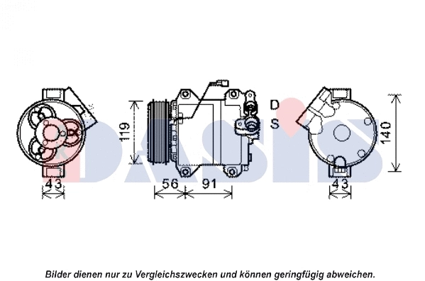 Compressor, air conditioning (851984N)