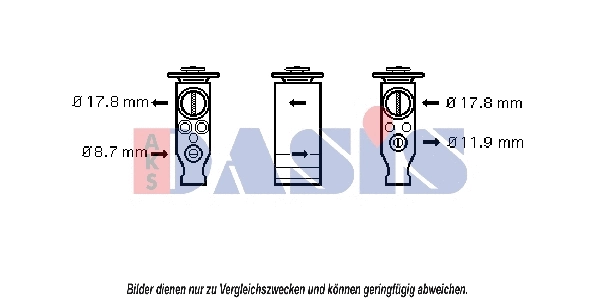 Expansion Valve, air conditioning (840138N)