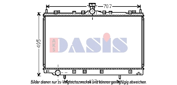 Radiator, engine cooling (140097N)