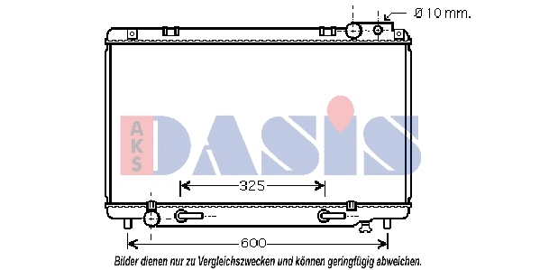 Radiator, engine cooling (210128N)
