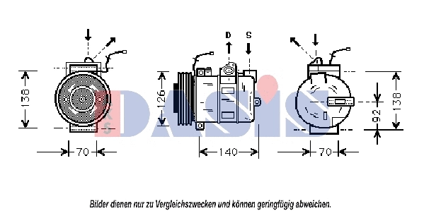 Compressor, air conditioning (850487N)