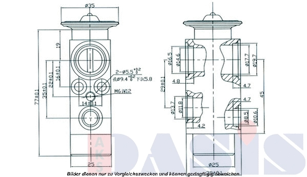 Expansion Valve, air conditioning (840940N)