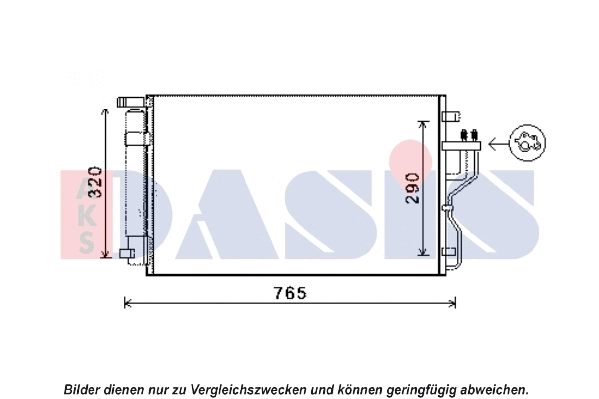 Condenser, air conditioning (512065N)