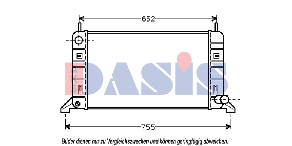 Radiator, engine cooling (090032N)