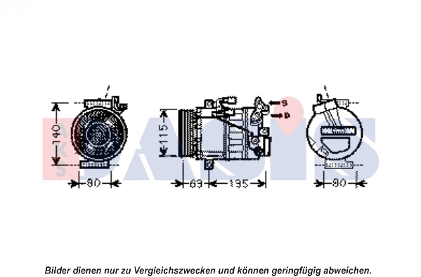 Compressor, air conditioning (851922N)