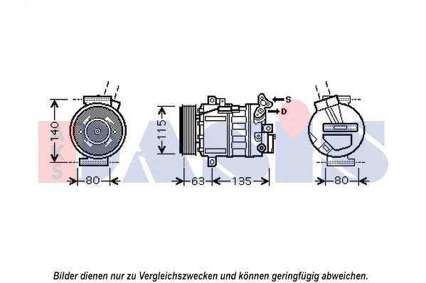 Compressor, air conditioning (852607N)