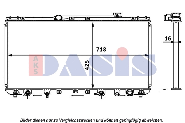 Radiator, engine cooling (210143N)