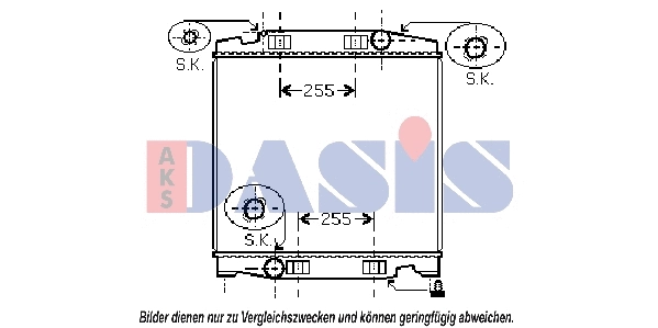 Radiator, engine cooling (400016N)