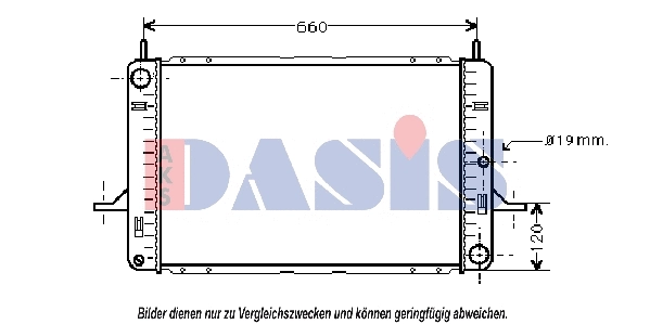 Radiator, engine cooling (090850N)