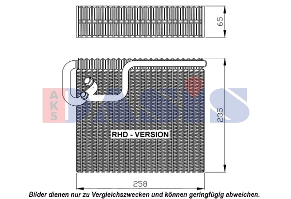 Evaporator, air conditioning (820107N)