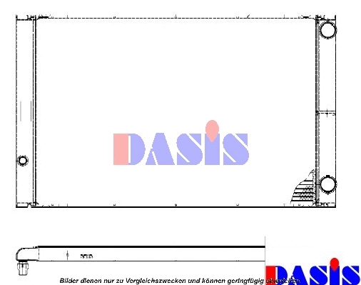 Radiator, engine cooling (480045N)