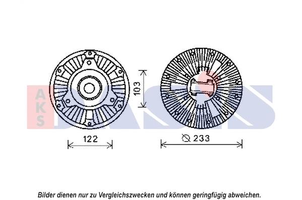 Clutch, radiator fan (138066N)