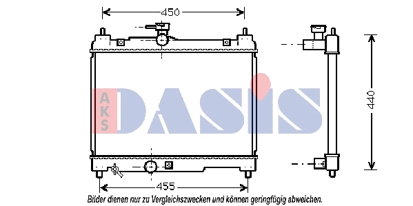 Radiator, engine cooling (211700N)