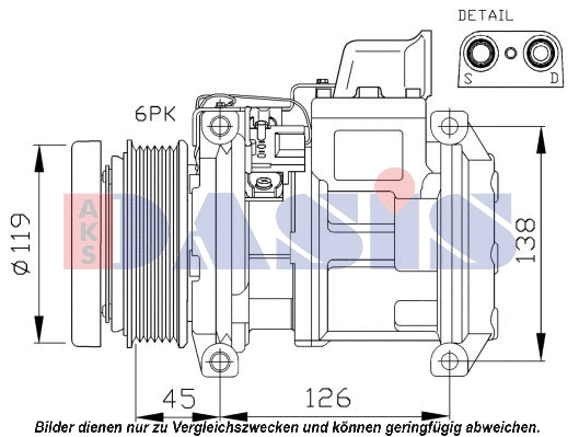 Compressor, air conditioning (851444N)