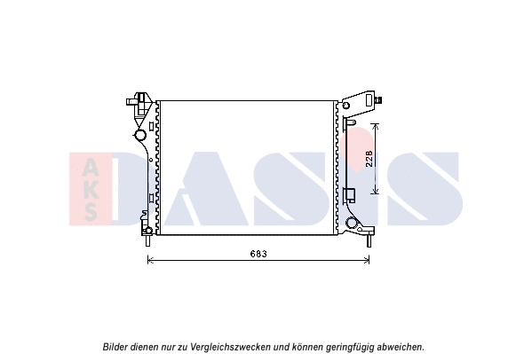 Radiator, engine cooling (080112N)