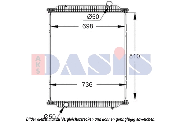 Radiator, engine cooling (390008S)