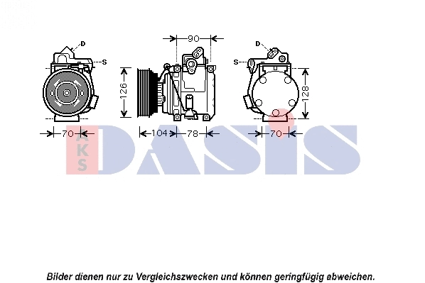 Compressor, air conditioning (850693N)