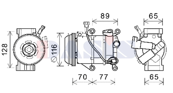 Compressor, air conditioning (852875N)