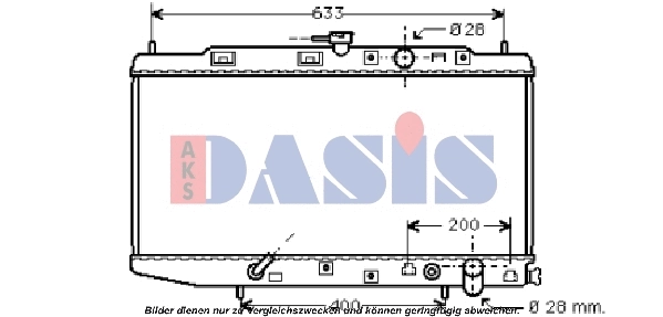 Radiator, engine cooling (100331N)