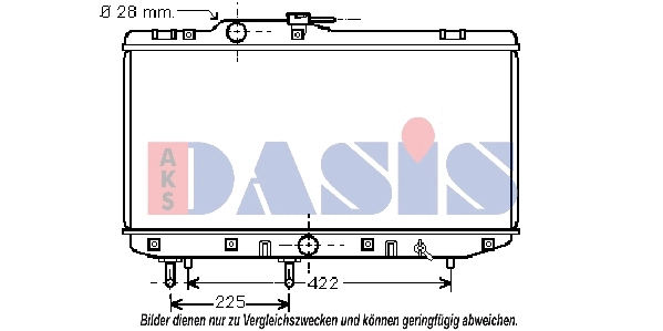 Radiator, engine cooling (211680N)