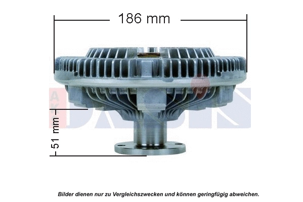 Clutch, radiator fan (268044N)