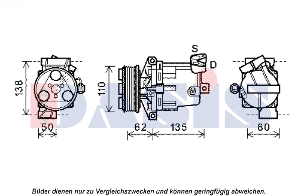 Compressor, air conditioning (851925N)