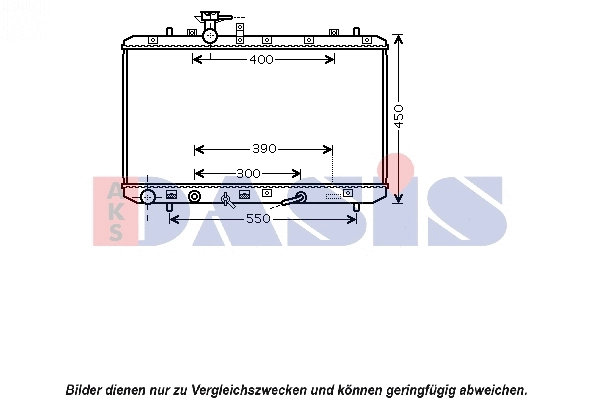 Radiator, engine cooling (320037N)