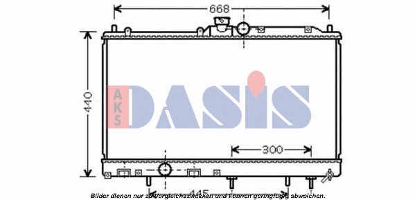 Radiator, engine cooling (140084N)