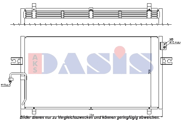 Condenser, air conditioning (072024N)