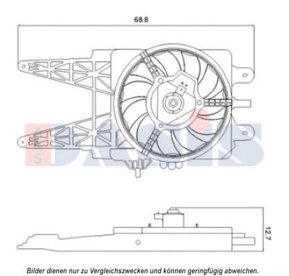 Fan, engine cooling (088068N)
