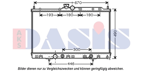 Radiator, engine cooling (140104N)